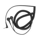 Dual Conductor Coil Cord with Two 4mm Female Snaps and 1 megohm Resistor, 6' Long redirect to product page